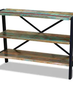 vidaXL Sideboard 3 Shelves Solid Reclaimed Wood