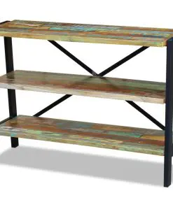 vidaXL Sideboard 3 Shelves Solid Reclaimed Wood