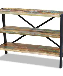 vidaXL Sideboard 3 Shelves Solid Reclaimed Wood