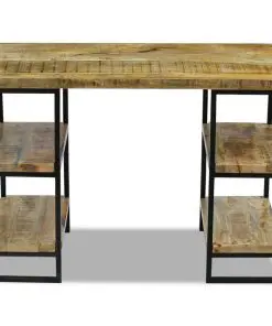 vidaXL Office Desk Mango Wood 110x50x76 cm