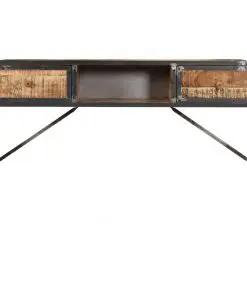 vidaXL Sideboard 120x30x75 cm Solid Mango Wood