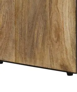 vidaXL Sideboard 120x30x75 cm Solid Mango Wood