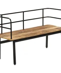 vidaXL Bench 120x40x70 cm Solid Mango Wood