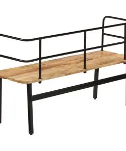 vidaXL Bench 120x40x70 cm Solid Mango Wood