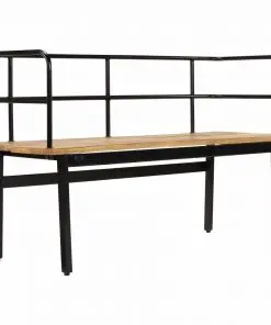 vidaXL Bench 120x40x70 cm Solid Mango Wood