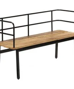 vidaXL Bench 120x40x70 cm Solid Mango Wood