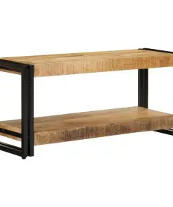 vidaXL TV Cabinet 90x30x40 cm Solid Mango Wood