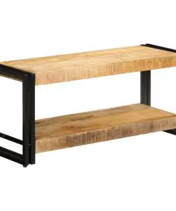 vidaXL TV Cabinet 90x30x40 cm Solid Mango Wood
