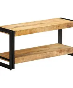 vidaXL TV Cabinet 90x30x40 cm Solid Mango Wood