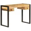 vidaXL Desk with 2 Drawers 110x50x77 cm Solid Mango Wood