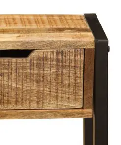 vidaXL Sideboard with 3 Drawers 110x35x75 cm Solid Mango Wood