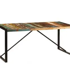vidaXL Dining Table 180x90x75 cm Solid Reclaimed Wood