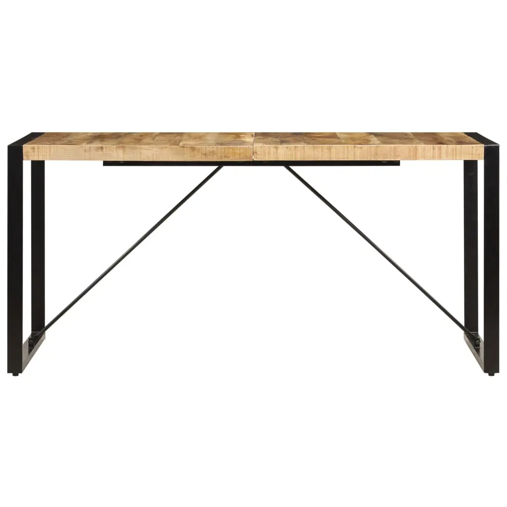 vidaXL Dining Table 160x80x75 cm Solid Mango Wood