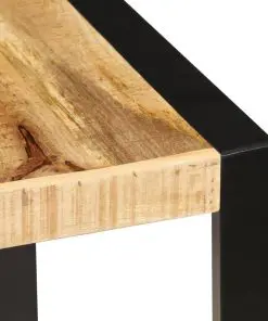vidaXL Dining Table 160x80x75 cm Solid Mango Wood