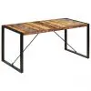 vidaXL Dining Table 160x80x75 cm Solid Reclaimed Wood vidaXL Dining Table 160x80x75 cm Solid Reclaimed Wood