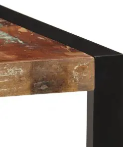 vidaXL Dining Table 160x80x75 cm Solid Reclaimed Wood