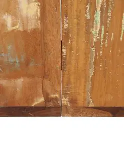 vidaXL Dining Table 160x80x75 cm Solid Reclaimed Wood