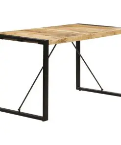 vidaXL Dining Table 140x70x75 cm Solid Mango Wood