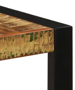 vidaXL Dining Table 140x70x75 cm Solid Reclaimed Wood