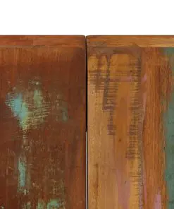 vidaXL Dining Table 140x70x75 cm Solid Reclaimed Wood