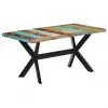 vidaXL Dining Table 160x80x75 cm Solid Reclaimed Wood