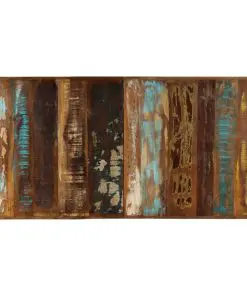 vidaXL Dining Table 160x80x75 cm Solid Reclaimed Wood