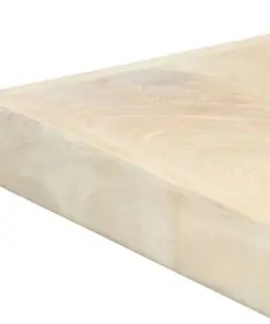 vidaXL Dining Table 140x70x75 cm Solid Bleached Mango Wood