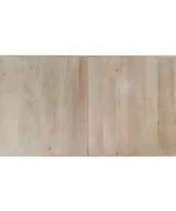 vidaXL Dining Table 140x70x75 cm Solid Bleached Mango Wood