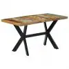 vidaXL Dining Table 140x70x75 cm Solid Reclaimed Wood vidaXL Dining Table 140x70x75 cm Solid Reclaimed Wood