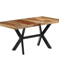 vidaXL Dining Table 140x70x75 cm Solid Sheesham Wood