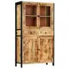 vidaXL Highboard 100x40x175 cm Solid Mango Wood