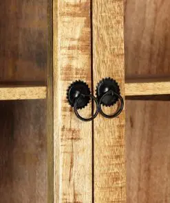 vidaXL Highboard 100x40x175 cm Solid Mango Wood