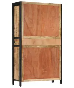 vidaXL Highboard 100x40x175 cm Solid Mango Wood