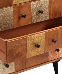 vidaXL Chest of Drawers 60x30x75 cm Solid Acacia Wood