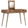 vidaXL Dressing Table 112x45x76 cm Solid Mango Wood