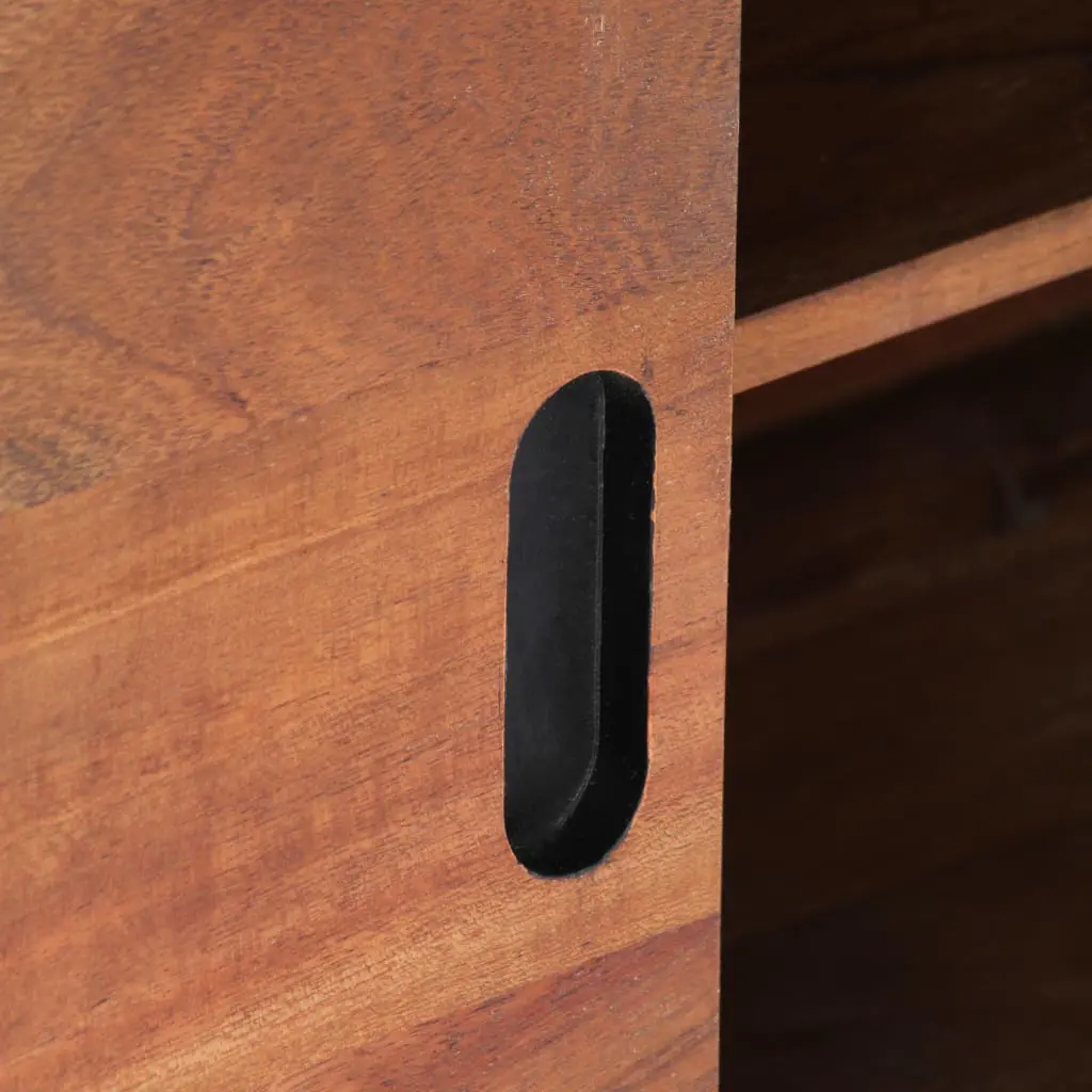 vidaXL TV Cabinet 120x30x49 cm Solid Acacia Wood