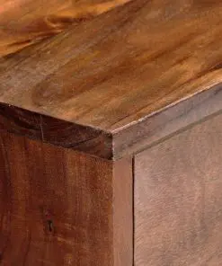 vidaXL TV Cabinet 120x30x49 cm Solid Acacia Wood