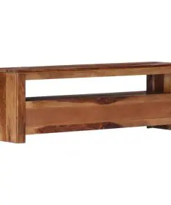 vidaXL TV Cabinet 118x30x40 cm Solid Sheesham Wood