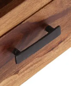 vidaXL TV Cabinet 118x30x40 cm Solid Sheesham Wood