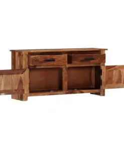 vidaXL Sideboard 100x30x50 cm Solid Sheesham Wood