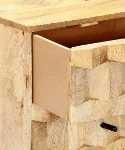 vidaXL Bedside Cabinet 40x30x50 cm Solid Mango Wood