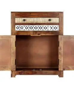 vidaXL Side Cabinet 60x30x75 cm Solid Sheesham Wood