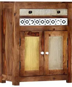vidaXL Side Cabinet 60x30x75 cm Solid Sheesham Wood