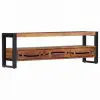 vidaXL TV Cabinet 140x30x45 cm Solid Acacia Wood