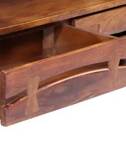 vidaXL TV Cabinet 140x30x45 cm Solid Acacia Wood