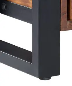 vidaXL TV Cabinet 140x30x45 cm Solid Acacia Wood