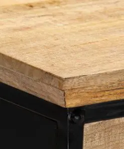 vidaXL Writing Table 110x50x76 cm Solid Mango Wood