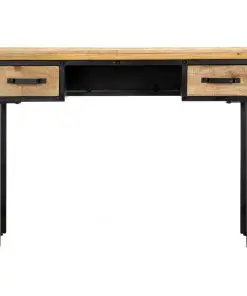 vidaXL Writing Table 110x50x76 cm Solid Mango Wood