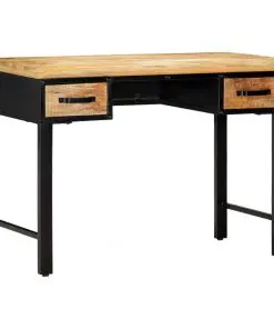 vidaXL Writing Table 110x50x76 cm Solid Mango Wood