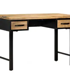 vidaXL Writing Table 110x50x76 cm Solid Mango Wood